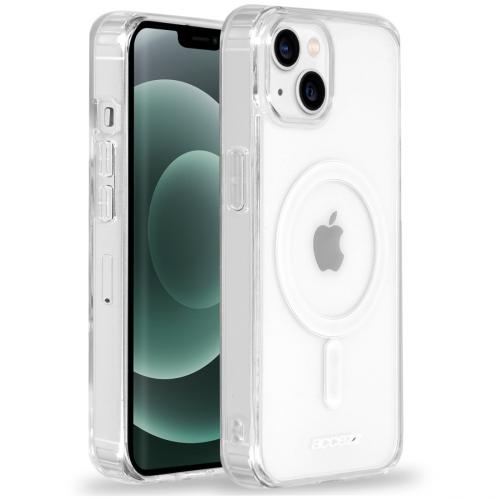 Accezz Clear Backcover met MagSafe voor de iPhone 13 Mini - Transparent