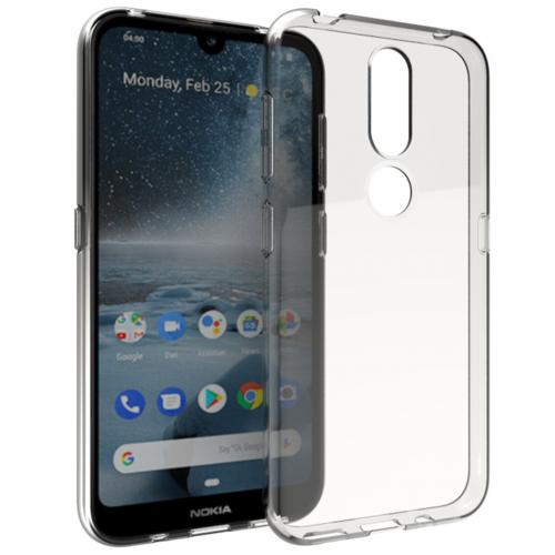 Accezz Clear Backcover voor de Nokia 4.2 - Transparant