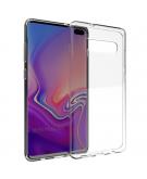Accezz Clear Backcover voor Samsung Galaxy S10 Plus - Transparant
