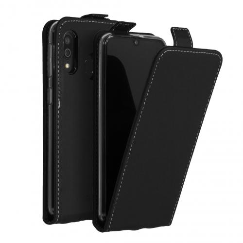 Accezz Flipcase voor de Samsung Galaxy A40 - Zwart