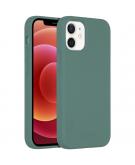 Accezz Liquid Silicone Backcover met MagSafe voor de iPhone 12 Mini - Groen