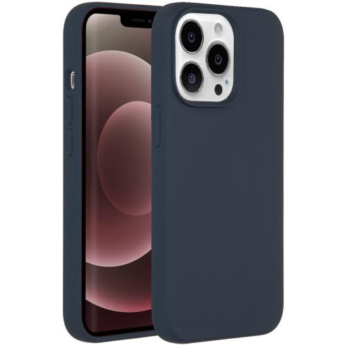 Accezz Liquid Silicone Backcover met MagSafe voor de iPhone 13 Pro Max - Donkerblauw