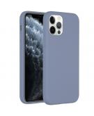 Accezz Liquid Silicone Backcover voor de iPhone 12 (Pro) - Lavender Gray