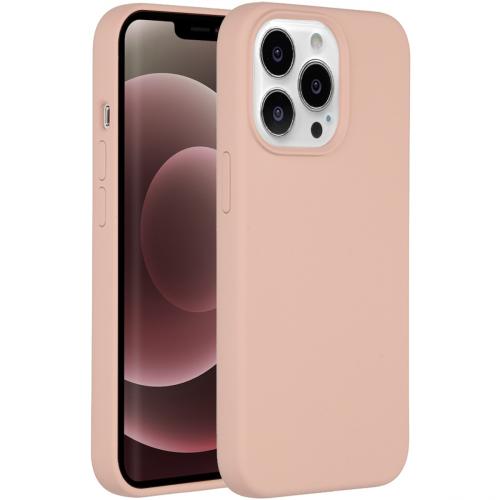 Accezz Liquid Silicone Backcover voor de iPhone 13 Pro Max - Roze