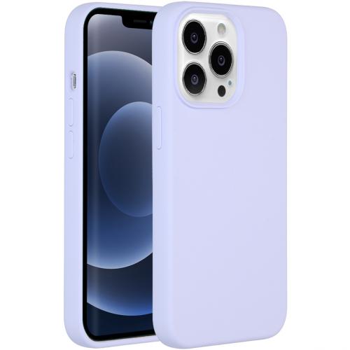 Accezz Liquid Silicone Backcover voor de iPhone 13 Pro - Paars