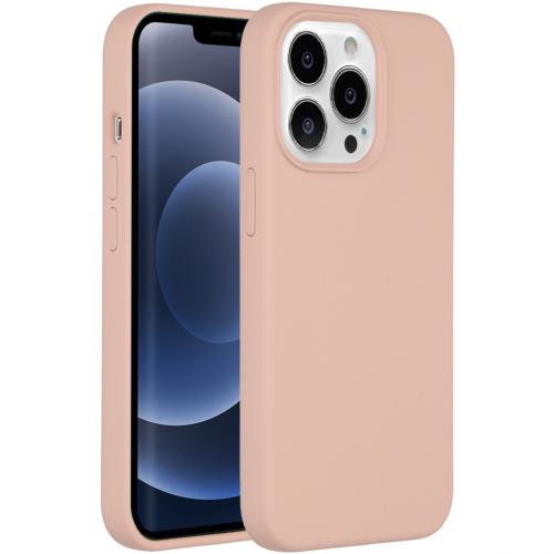 Accezz Liquid Silicone Backcover voor de iPhone 13 Pro - Roze
