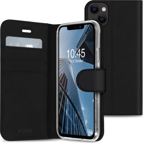 Accezz Wallet Softcase Booktype voor de iPhone 13 Mini - Zwart
