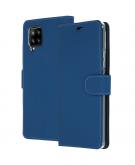 Accezz Wallet Softcase Booktype voor de Samsung Galaxy A42 - Donkerblauw