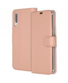 Accezz Wallet Softcase Booktype voor de Samsung Galaxy A70 - Rosé Goud