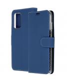 Accezz Wallet Softcase Booktype voor de Samsung Galaxy A72 - Donkerblauw