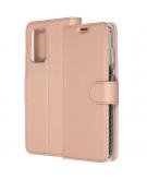 Accezz Wallet Softcase Booktype voor de Samsung Galaxy A72 - Rosé Goud