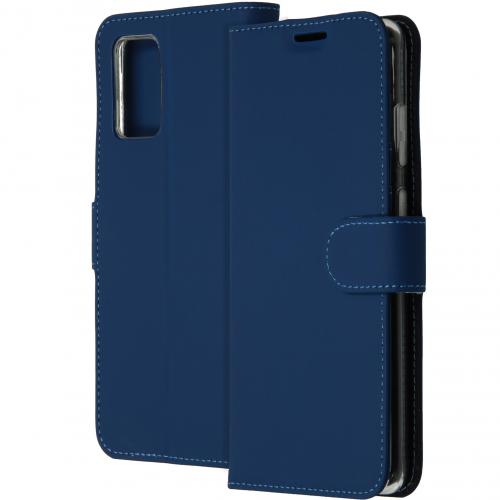 Accezz Wallet Softcase Booktype voor de Samsung Galaxy S20 Plus - Blauw
