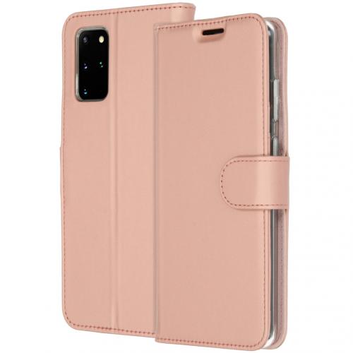 Accezz Wallet Softcase Booktype voor de Samsung Galaxy S20 Plus - Rosé Goud