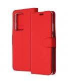 Accezz Wallet Softcase Booktype voor de Samsung Galaxy S20 Ultra - Rood