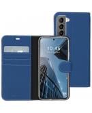 Accezz Wallet Softcase Booktype voor de Samsung Galaxy S22 Plus - Donkerblauw