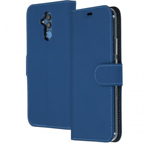 Accezz Wallet Softcase Booktype voor Huawei Mate 20 Lite - Donkerblauw