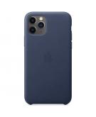 Apple Leather Backcover voor de iPhone 11 Pro - Midnight Blue