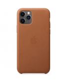 Apple Leather Backcover voor de iPhone 11 Pro - Saddle Brown