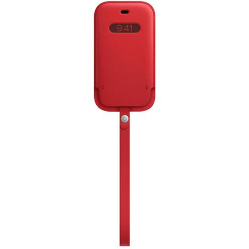 Apple Leather Sleeve MagSafe voor de iPhone 12 Mini - Scarlet Red