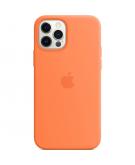 Apple Silicone Backcover MagSafe voor de iPhone 12 (Pro) - Kumquat