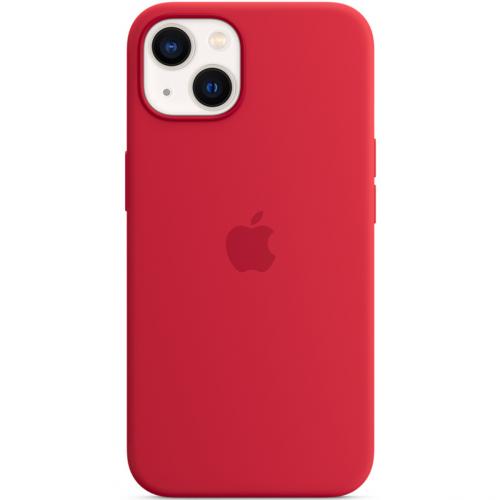 Apple Silicone Backcover MagSafe voor de iPhone 13 Mini - Rood