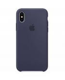 Apple Silicone Backcover voor iPhone X - Midnight Blue