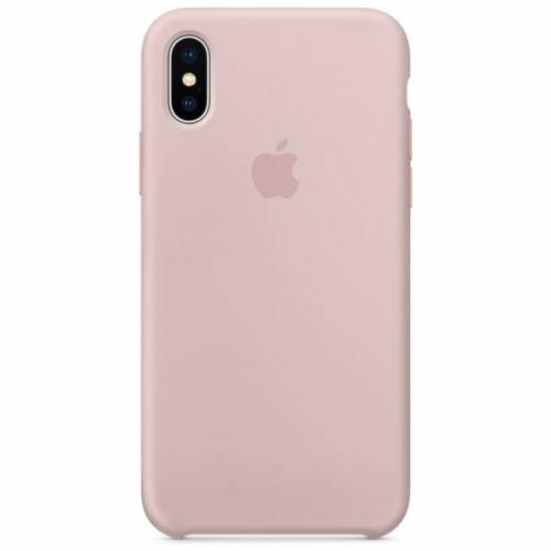 Apple Silicone Backcover voor iPhone X - Pink Sand