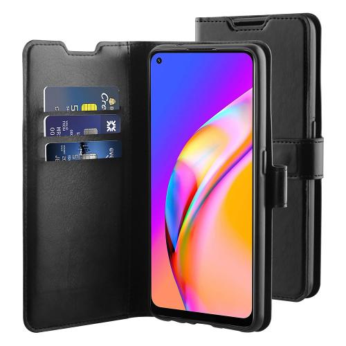 BeHello - Oppo A94 5G Hoesje - Wallet Case Zwart