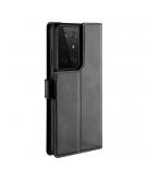 BeHello - Samsung Galaxy S21 Ultra Hoesje - Wallet Case Zwart