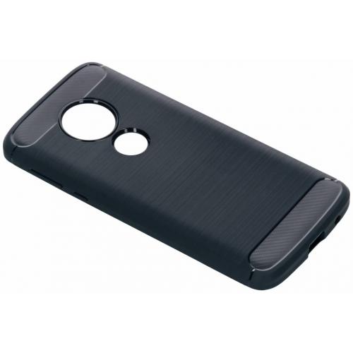 Brushed Backcover voor Motorola Moto E5 / G6 Play - Donkerblauw