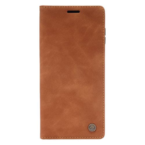 Caseme - Xiaomi Redmi Note 10s Hoesje - Wallet Case Cabello Bruin