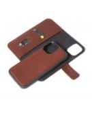 Decoded 2 in 1 Leather Detachable Wallet voor de iPhone 12 (Pro) - Bruin