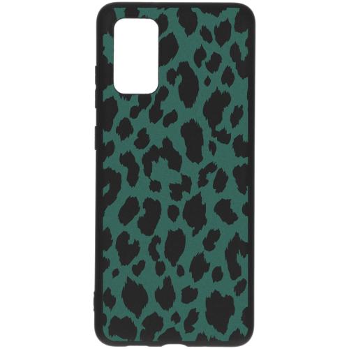 Design Backcover Color voor de Samsung Galaxy S20 Plus - Panter Groen