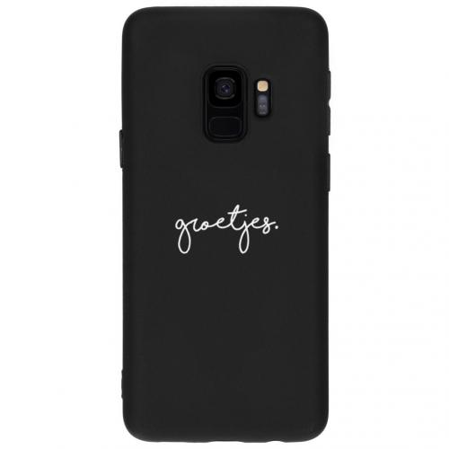 Design Backcover Color voor de Samsung Galaxy S9 - Groetjes