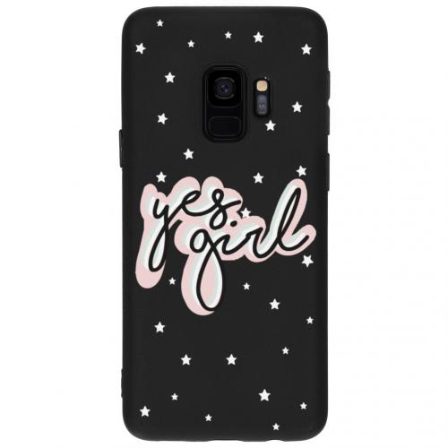 Design Backcover Color voor de Samsung Galaxy S9 - Yes Girl