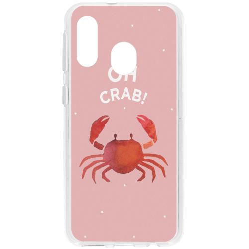 Design Backcover voor de Samsung Galaxy A40 - Oh Crab