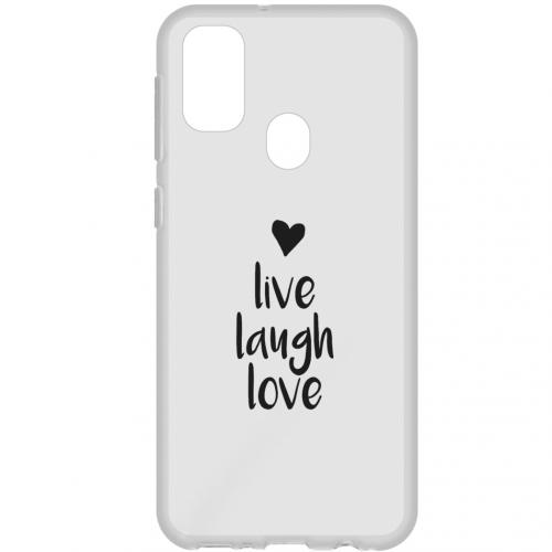 Design Backcover voor de Samsung Galaxy M30s / M21 - Live Laugh Love