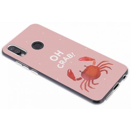 Design Backcover voor Huawei P20 Lite - Oh Crab