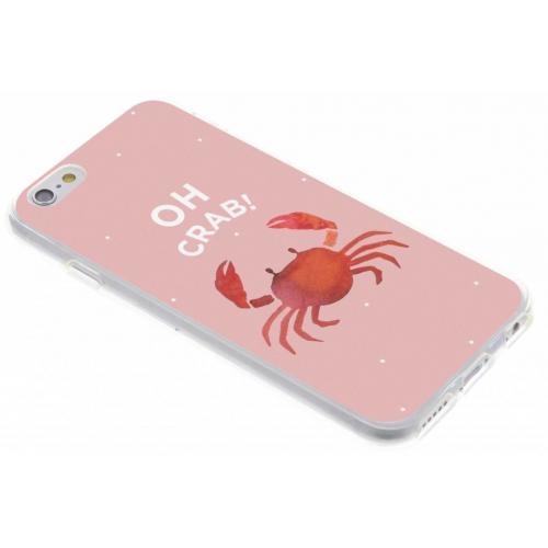 Design Backcover voor iPhone 6 / 6s - Oh Crab