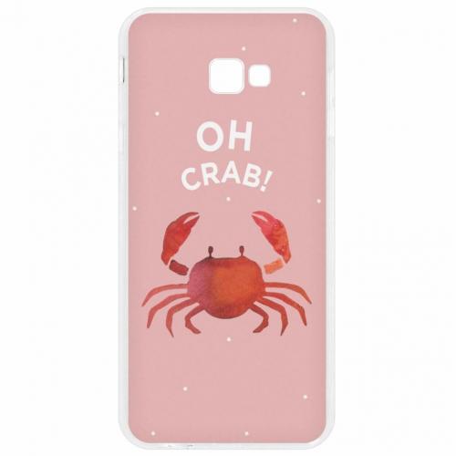 Design Backcover voor Samsung Galaxy J4 Plus - Oh Crab