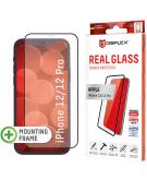 Displex Screenprotector Real Glass Full Cover voor de iPhone 12 (Pro)