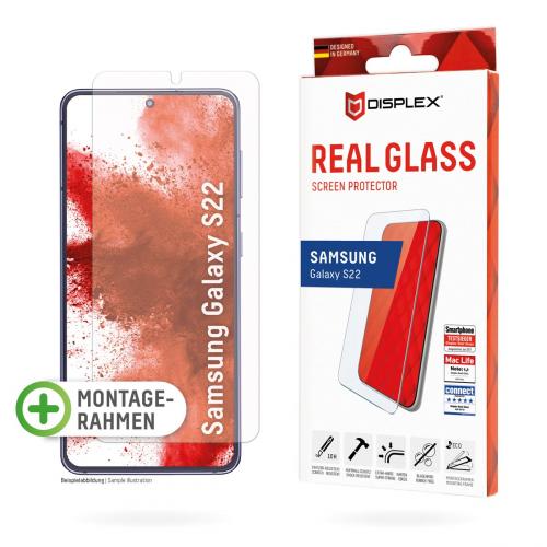 Displex Screenprotector Real Glass voor de Samsung Galaxy S22