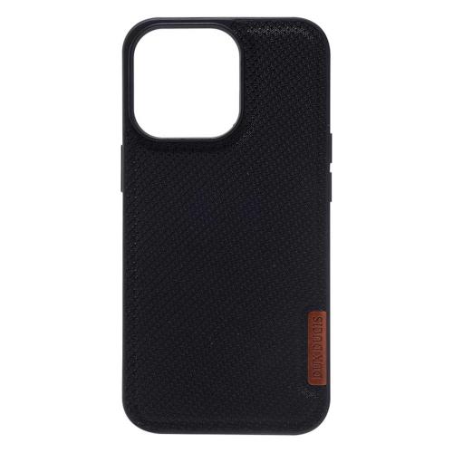 Dux Ducis - iPhone 13 Pro Hoesje - Back Case Fino Series Zwart