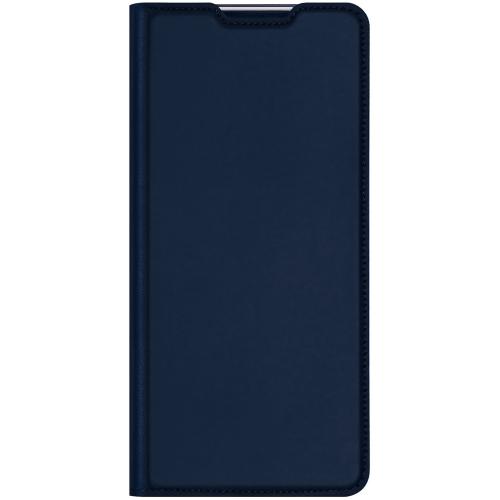 Dux Ducis Slim Softcase Booktype voor de OnePlus Nord N10 5G - Donkerblauw
