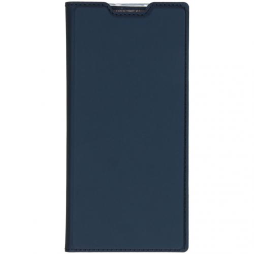 Dux Ducis Slim Softcase Booktype voor de Samsung Galaxy Note 10 Plus - Donkerblauw