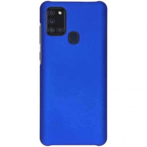 Effen Backcover voor de Samsung Galaxy A21s - Blauw