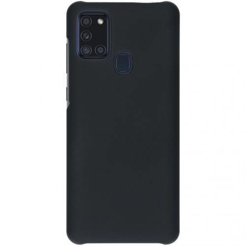 Effen Backcover voor de Samsung Galaxy A21s - Zwart