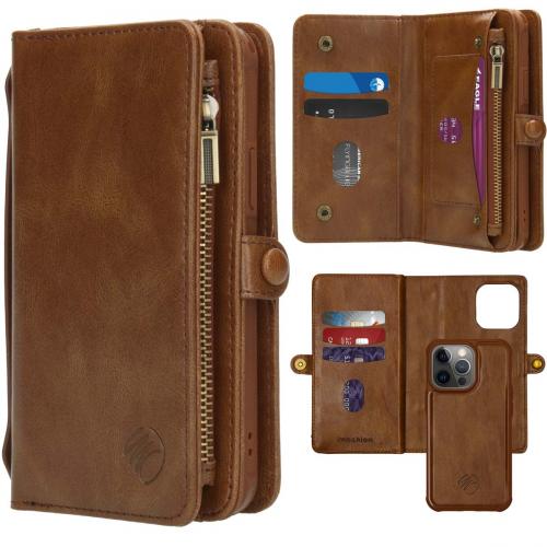 iMoshion 2-in-1 Wallet Booktype voor de iPhone 13 Pro - Bruin
