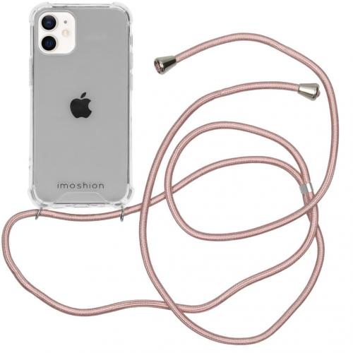 iMoshion Backcover met koord voor de iPhone 12 Mini - Rosé Goud