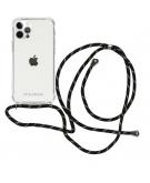 iMoshion Backcover met koord voor de iPhone 12 (Pro) - Zwart / Goud